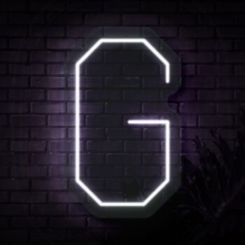 Personalized Initial Letter G Neon Sign MNC41526