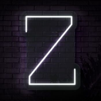 Personalized Initial Letter Z Neon Sign