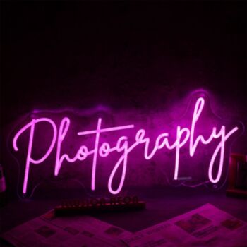 Photography Neon Sign