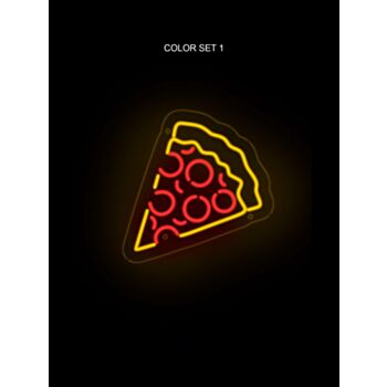 Pizza For Kitchen Fast Food Neon Sign