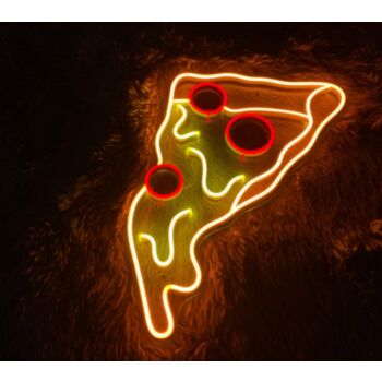 Pizza Slice Neon Sign