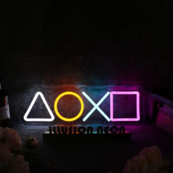 Playstation Icons Custom Neon Sign