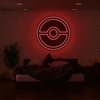 Poke Ball Neon Sign