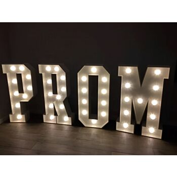 Steel Marquee Letter Prom High-End Custom Zinc Metal Marquee Light Marquee Sign