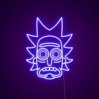 Psychedelic Rick Sign Neon Sign