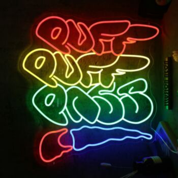 Puff Puff Custom Neon Sign