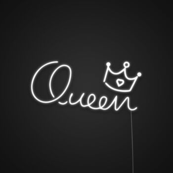 Queen Mothers Day LED Neon Sign