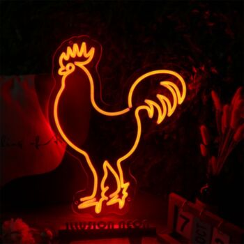 Rooster Neon Sign