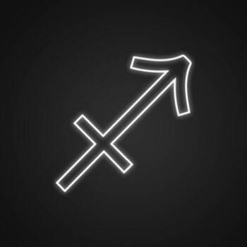 Sagittarius Neon Sign