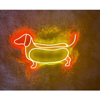 Sausage dog Dachshund Neon Sign