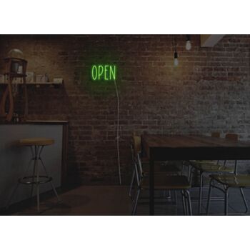 Simple Open Neon Sign