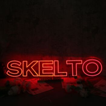 SKELTO Red Noen Sign