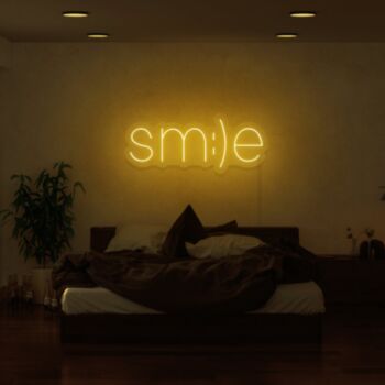 Smile Neon Sign