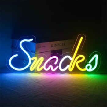 Snack LED Neon Sign