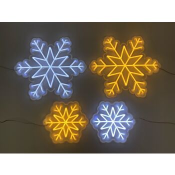 Snowflake Neon Sign