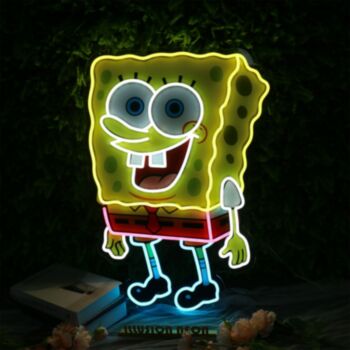 Spongebob 3D Neon Sign