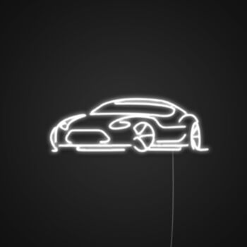 Sports Car Neon Sign