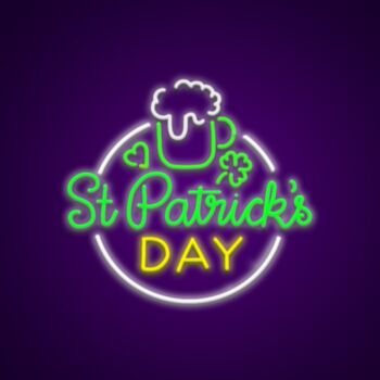 St Patricks Neon Sign