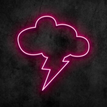 Storm Cloud Neon Sign