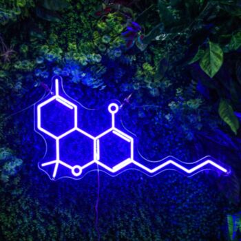 Thc Molecule Neon Sign