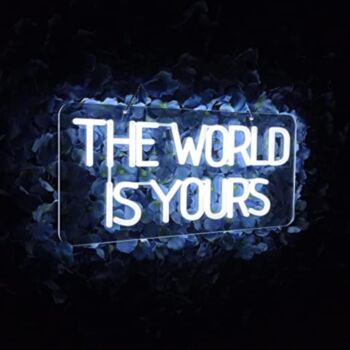 The Word Is Yours Neon Sign