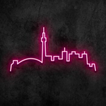 Toronto Skyline Neon Sign