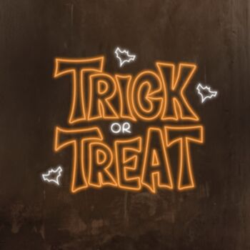 Trick Or Treat Neon Sign