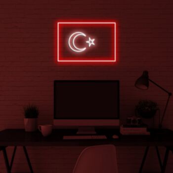 Turkey Flag Neon Sign MNE11633