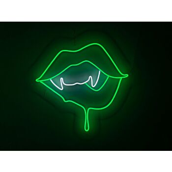 Vampire Lips Neon Sign