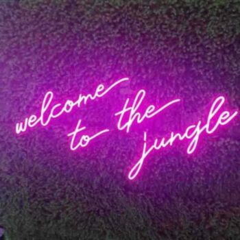 Welcome To The Jungle Neon Sign