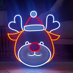 Christmas Elk Neon Sign